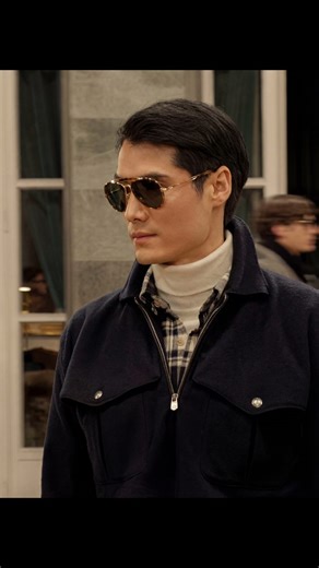 HAO on Instagram: "When you stumble into a global top male models’ runway! #milano #mfw #mfw2026 #ralphlauren #ralphlaurenfw26 #supermodel #haoyunxiang #fashion #runway"