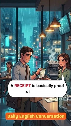 Can I Have the Receipt Too? #learnenglishconversation #speakconfidentenglish