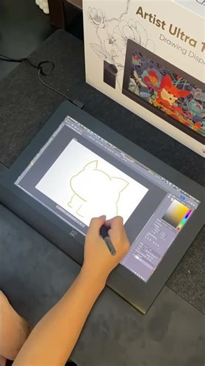 XPPen Artist Ultra 16 | Stunning 4K AMOLED Pen Display for Creators Who Want It All #digitalartist