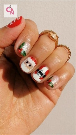 Day 1 of Easy Christmas and Winter nail art tutorial... 🎄🎅🏻💅❄️ Try this cute winterberry nail art for short nails... Your kids will love it too... #fblifestyle #fallvibes #winterberrynails #mistletoenails #pinterestinspo #christmasnails #christmasnailsart #christmasnailinspo #nailarttutorial #nailartforkids #christmasnailsforkids | Crazy Nailzz - The Nail Art Studio