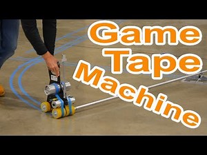 Game Line Tape Machine for Gym Floor Painting on Hardwood