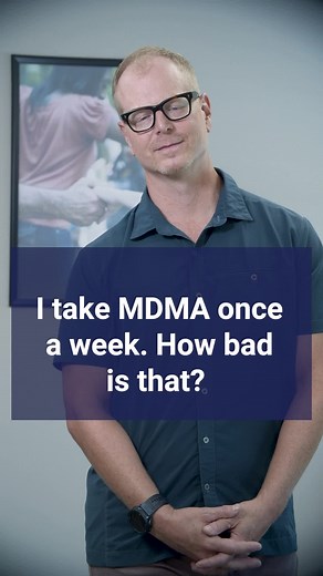 I take MDMA once a week. How bad is that? #addiction #rehab #recovery #sobriety #druguse