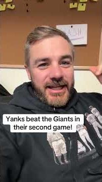 Post game recap. Yanks use the winning formula against the Giants in game 2.