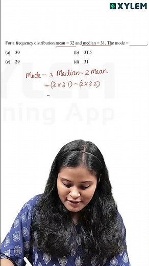 Plus One Statistics - Relationship Between Mean, Median & Mode | Xylem Plus One Commerce