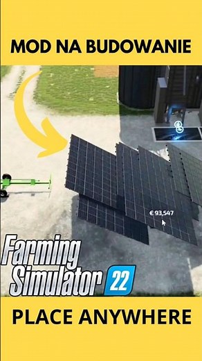 Mod na bezkolizyjne budowanie w #fs22 #farmingsimulator22