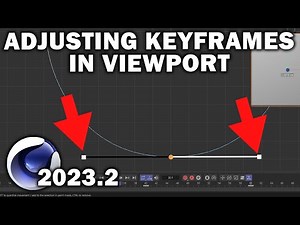Cinema 4d 2023.2: Adjusting Motion Paths/Keyframes in the Viewport