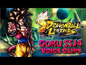 All Goku SSJ4 Voice Clips • Dragon Ball Legends • Voice Lines (Sean Schemmel) - ENGLISH