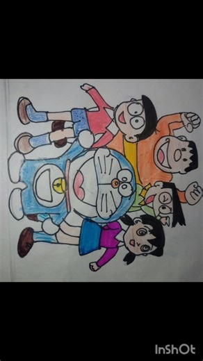 Doraemon 🎉characters cute drawing #doraemon #nobita #drawing #art #doremon