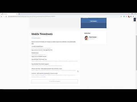 Mobile Timesheets in Deltek Ajera