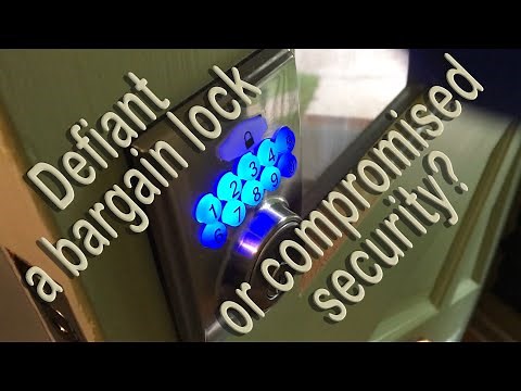 Defiant Square Electronic Deadbolt Lock Review and Install