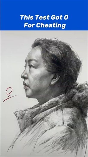 How Examiners Caught a Cheat in China's Art Entrance Exam？#chineseculture #exam #art #drawing