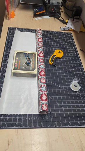 9.5K views | If you are not cutting your wrapping paper using a cutting mat and an @olfa_pro rotary cutting, you are missing out! #christmaswrapping #tip #trick #diy #olfa | The Grant Alexander | Facebook