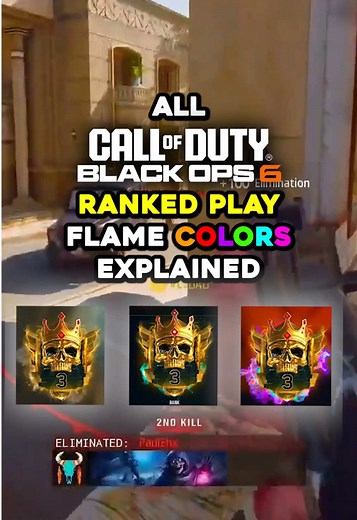 Black Ops 6 Ranked Play: Flame Colors Explained