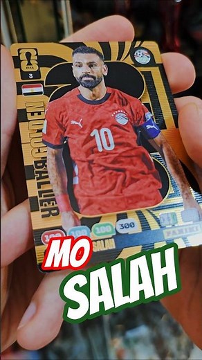 Panini Golden Baller - Mohamed Salah Card - Fifa World Cup 2026 #panini #paninicards #mohamedsalah