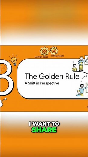 Unlock Teaching Secrets: The Golden Rule Explained! #shorts