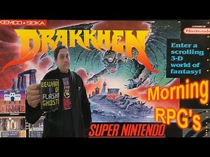 Drakkhen (SNES) First Playthrough || Morning RPG's|| Adventure Begins