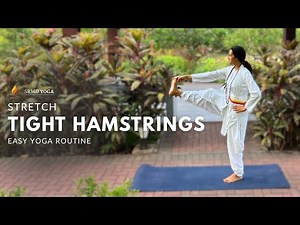 Stretch Tight Hamstrings | Easy Yoga Routine | SRMD Yoga