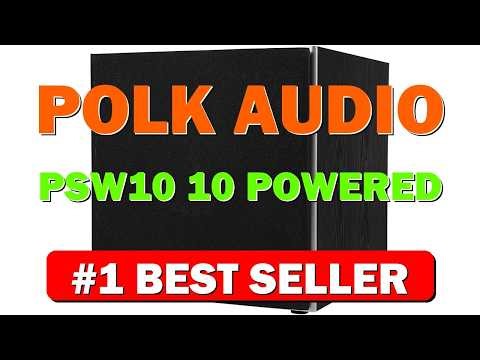 Polk Audio PSW10 10" Powered Subwoofer Home Audio Power Port Tech - B0002KVQBA
