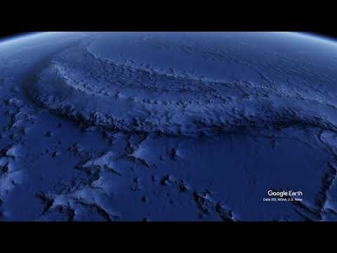 Mariana Trench 3D Animation with Google Earth