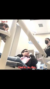 My tooth fell off! Dentist prank 💀 #twins #pranks #dentistry | EvenOut