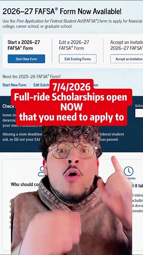 Full Ride Scholarships 2026: Top Fully Funded College Awards