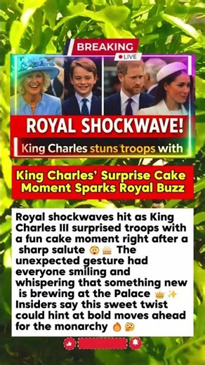 ROYAL SHOCKER! KING CHARLES’ SWEET MOVE STUNS TROOPS — PALACE POWER SHIFT BEGINS?!