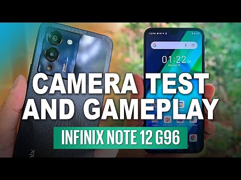 Infinix NOTE 12 G96 Camera Test and Gameplay