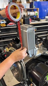 I usually spend some time cleaning out a new oil cooler, even though it’s brand new, before using it. I’d rather flush any manufacturing left overs out of there than have it cause problems down the road. I also remove the tiny foam piece that is usually attached to it and install my own. Which is more dense and thicker to take up the space between the doghouse tin and the cooler. It really is important to get every bit of air passing through your oil cooler, rather than have it escaping past it.