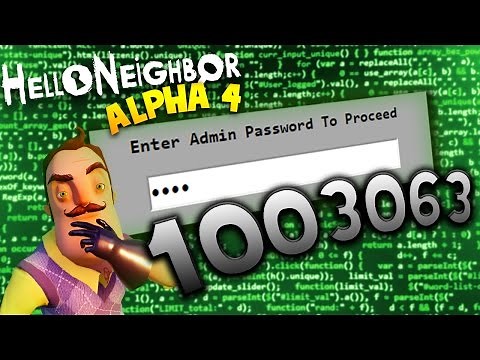 SECRET ACCESS CODE DISCOVERED IN HELLO NEIGHBOR ALPHA 4?! - Hello Neighbor Alpha 4 Game