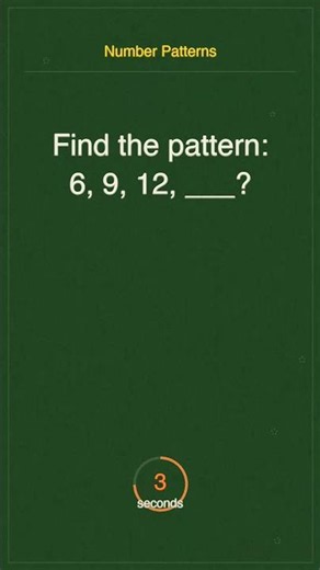 Level up your math skills: Number Patterns quiz time! 🚀