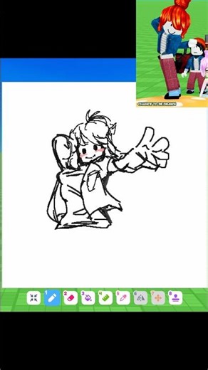 Artist plays Roblox draw me