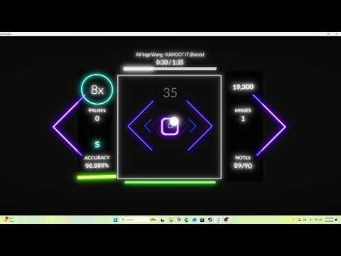 imagine beat saber but on PC?!? {Rhythia}