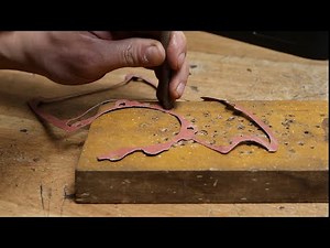 How to Cut a Gasket || DIY Gasket Making || DIY Gasket Material: || Cutting Perfect #gasket #diy