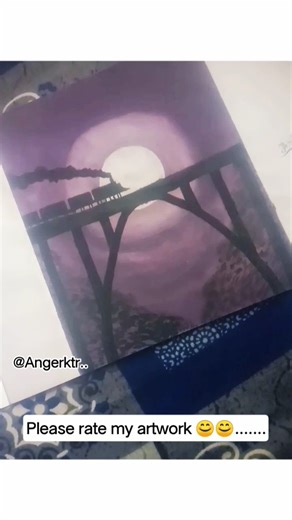Full painting short video, 😊😊 please rate my artwork...💖💖|