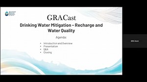 GRACast: Drinking Water Mitigation – Recharge and Water Quality