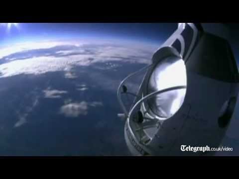 Daredevil skydiver Felix Baumgartner completes death defying leap from 18 miles up