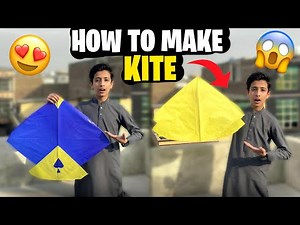 How We Make Kite At Home?🪁 || Kite Making Step By Step 😍 || Kite Vlogs