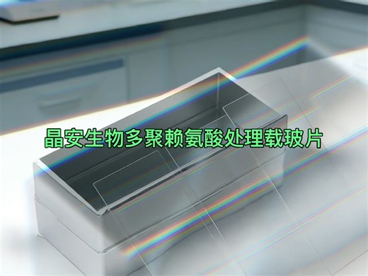 上海晶安生物PDL多聚赖氨酸预处理粘附性载玻片25×75mm