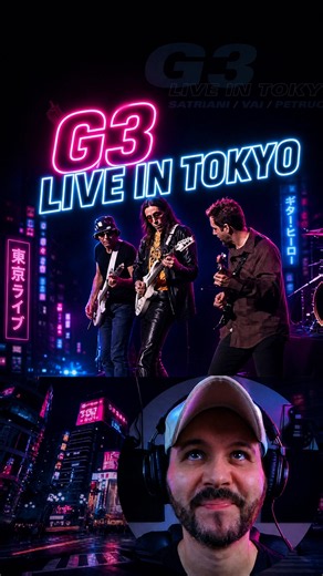 This Tokyo G3 was incredible! #joesatriani #stevevai #johnpetrucci #guitar #guitarist #guitarsolo
