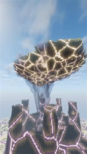 I Built a GIANT Purple Crystal Kingdom in Minecraft! 🔮✨