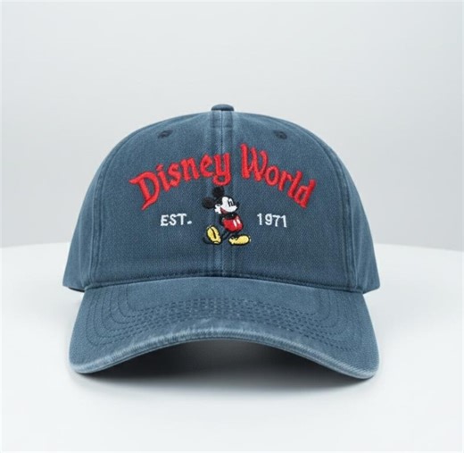 Disney World Mickey Mouse Hat, Vintage Style Embroidered Cap, 1971 EST Classic Dad Hat, Gift for Disney Lovers - Etsy
