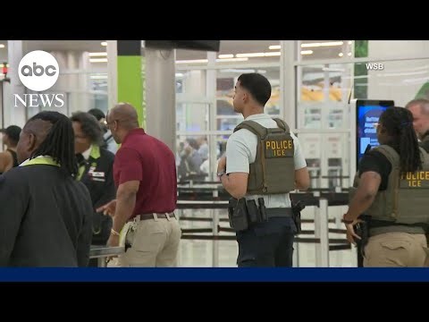 ICE at airports amid mounting TSA chaos and long lines
