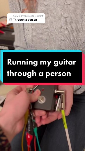 Running Guitar Through a Person Reaction Video