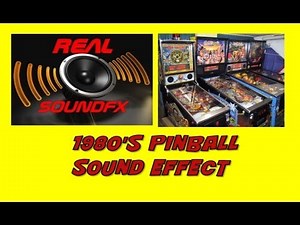 1980's pinball arcade machine sound effect - realsoundFX