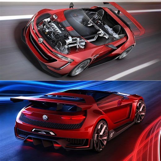 Up-Close Look at the Volkswagen Golf GTI Roadster Concept from 2014