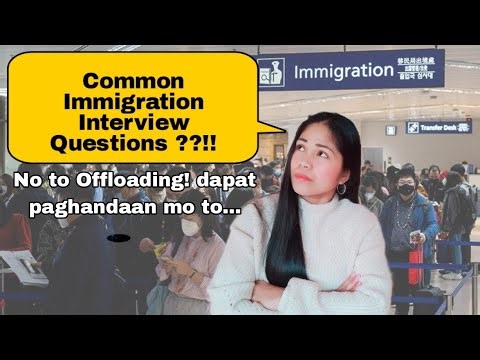Most Common Questions Asked by Philippine Immigration officers + Tips #philippineimmigration