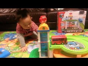 승주의 빙글빙글 타요 주차장놀이세트~~