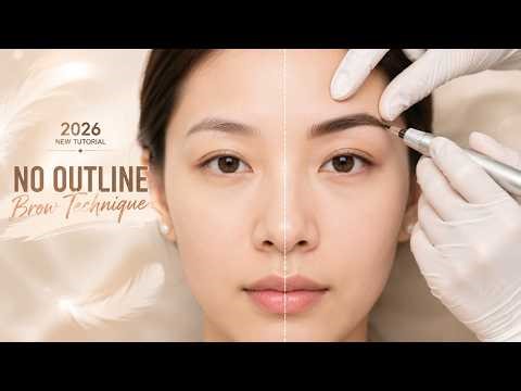 No Outline Ombré Brows Tutorial 2026 ✨ Control Color Before Shape
