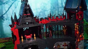 Medieval Castle Building Set for Adults, 3540 PCS Large MOC Modular Gothic Vampires Haunted Houses Model Kit Compatible with Lego, Horror Architecture Block Gift for Christmas Birthday