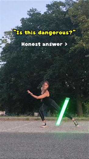 I think it's not safe for kids ❌ #levitationwand #dance #flowarts